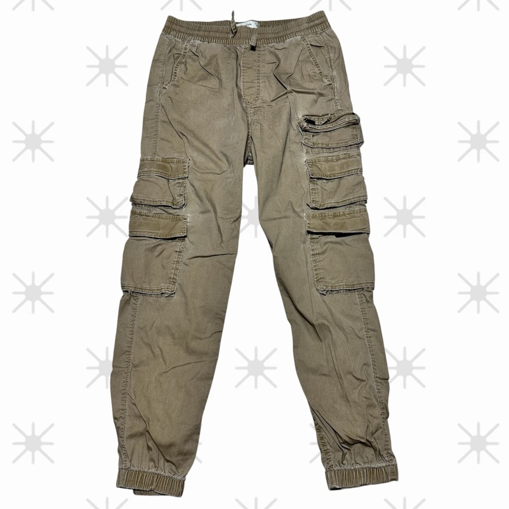 Abercrombie & Fitch Cargo Jogger Pants Size 11/12 Utility Streetwear Y2K Style